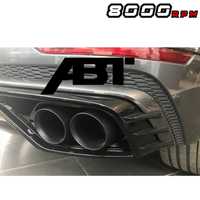 Оригинални ABT Audi SQ8 черен мат накрайници стомана ауспух генерация