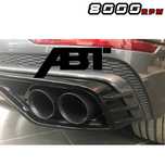 Оригинални ABT Audi SQ8 черен мат накрайници стомана ауспух генерация