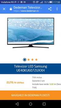 Tv LED Samsung NOU, cu ecran spart