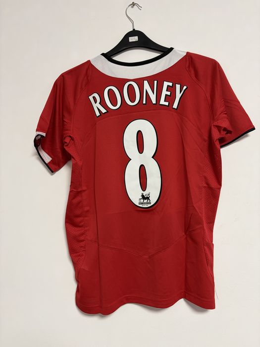 tricou fotbal jersey retro Manchester United Rooney 8 04/05