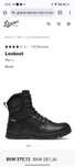 Американски тактически обувки DANNER® LOOKOUT 8" ЧЕРНИ 23822