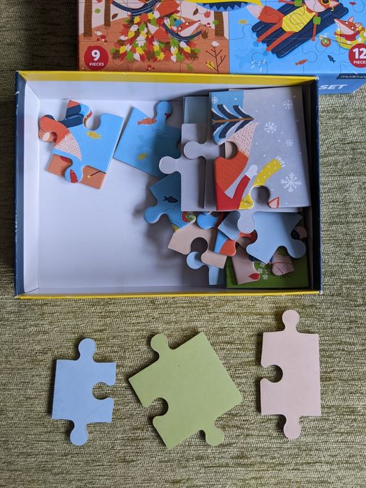 Пъзели 4 броя в кутия, Сезоните, 2+ г. САЩ