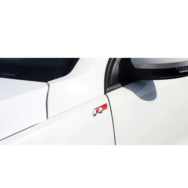 Emblema RLine grila fata sau spate Volkswagen, Culoare Negru ,Rosu