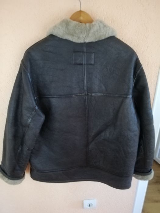 Geaca Aviator piele Offset M cu blana