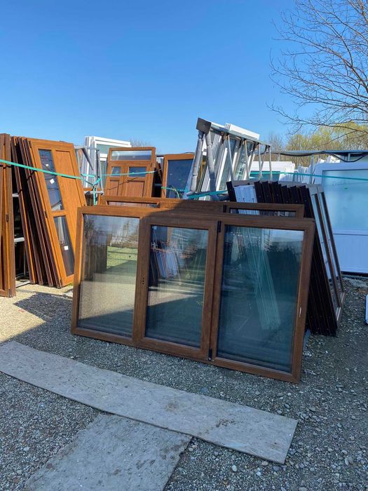 termopane geamuri stejar 3 canate noi de la 1050 lei