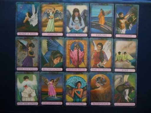 RAR Ingerii INDIGO,Carti oracol,ORIG,lux(argintii)+carte,DOREEN VIRTUE