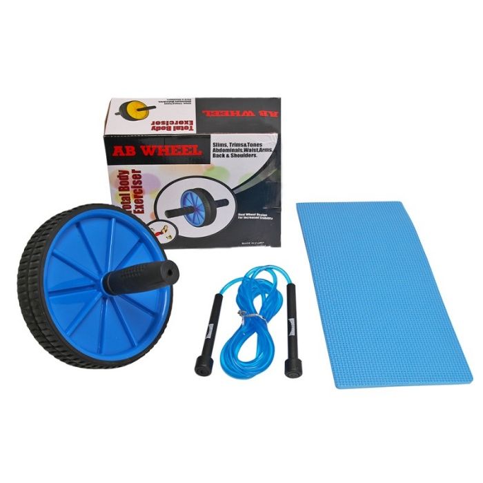Фитнес Колело за Корем и Коремни Преси Ab Wheel 3 в 1