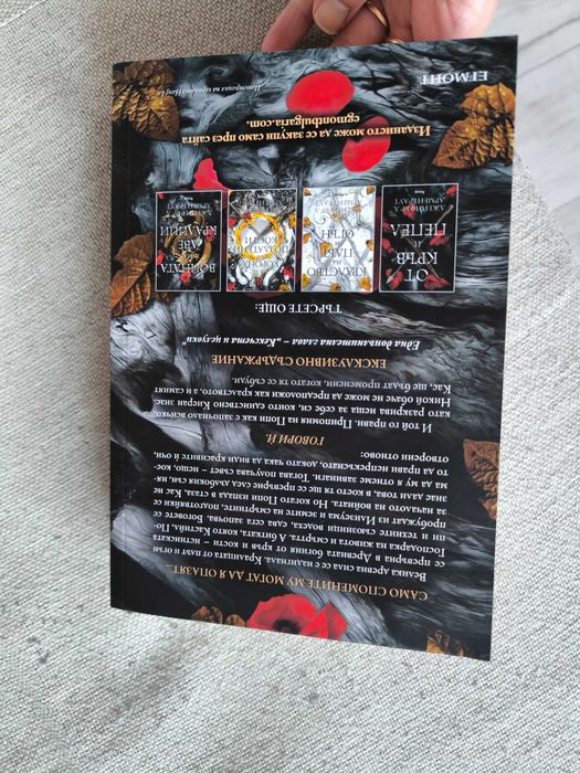 Книга "Душа от пепел и кръв"