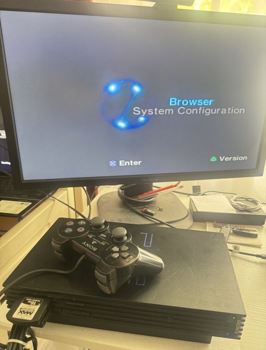 Playstation 2 PS2 cu 2 manete