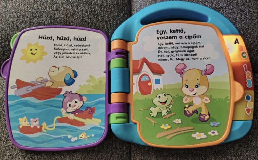 Fhiser Price hangos mese konyv