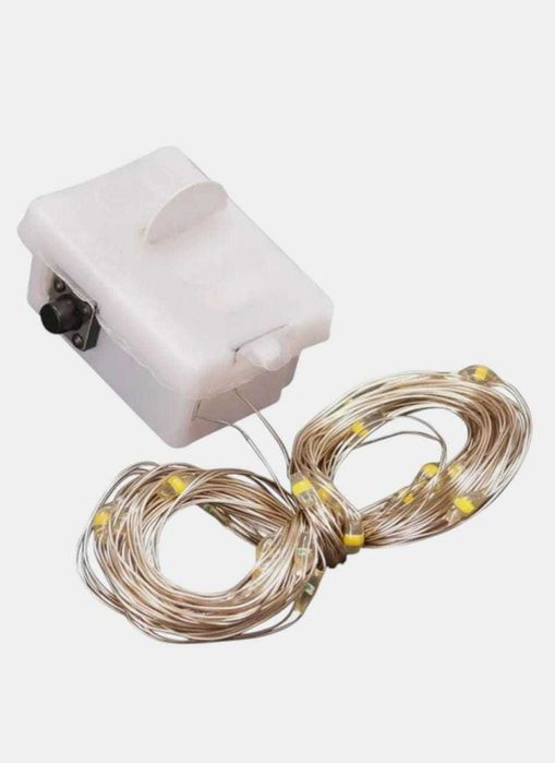 Гирлянда нить, Роса, 3 м, теплый свет, на батарейках