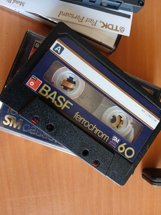 Lot de casete audio TDK MA Metal 60min și BASF FerroChrome poziția III