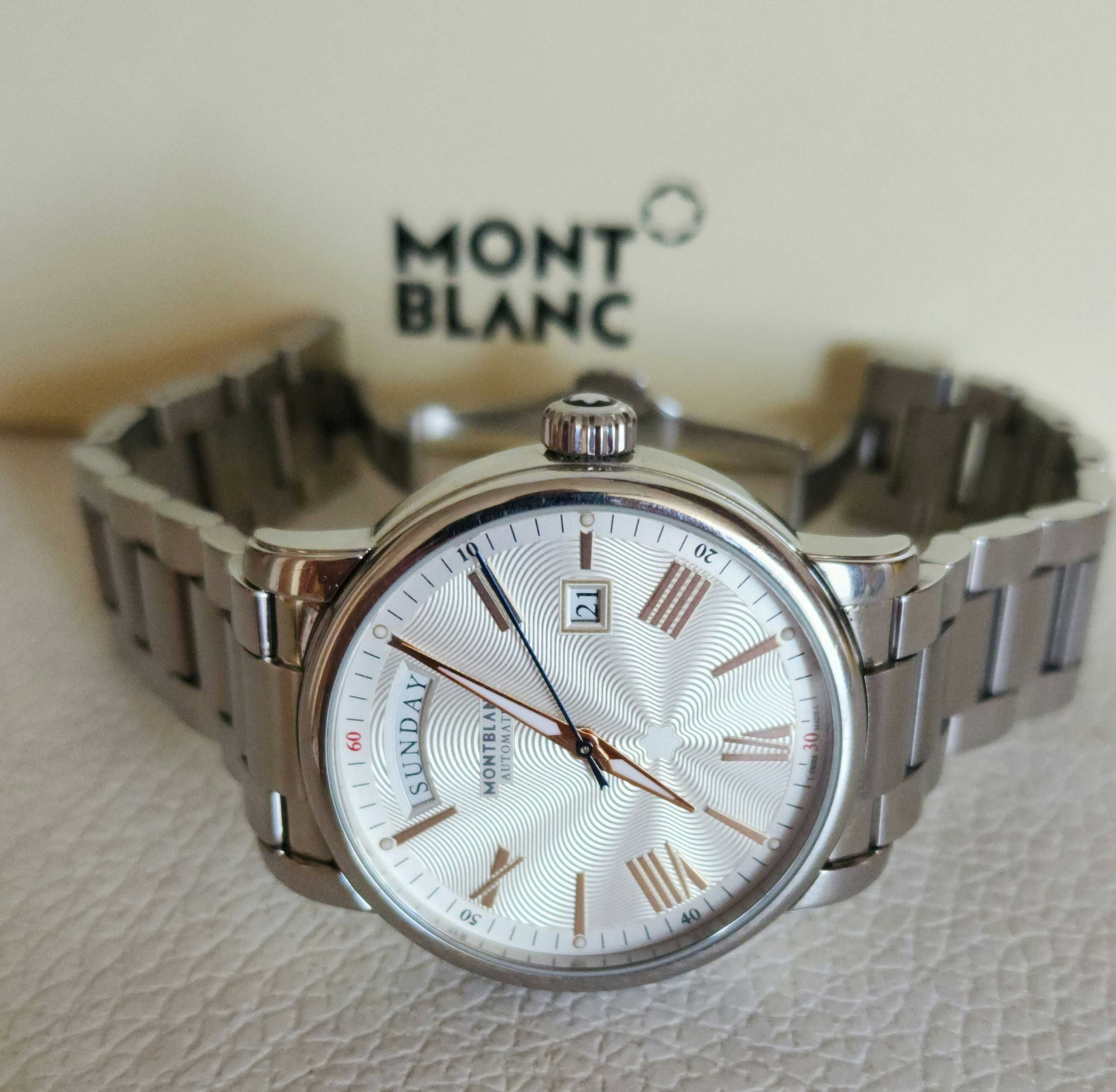 Montblanc 4810 Day-Date Automat - елегантен швейцарски мъжки часовник
