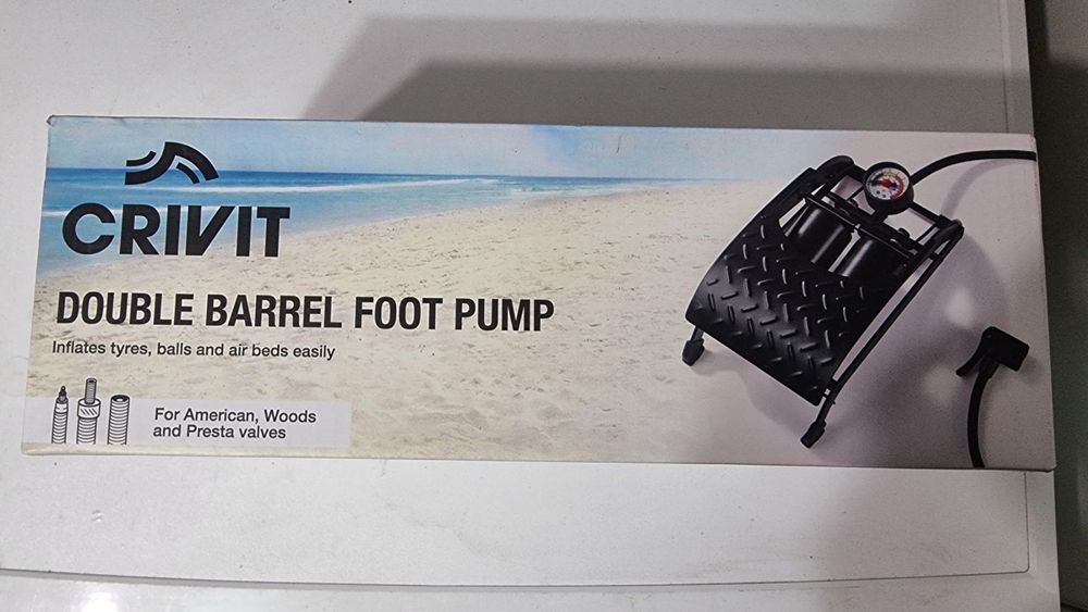 Двойна крачна помпа с манометър