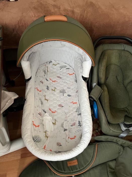 Carucior 3 in 1 cu landou si scoica Adamex Massimo