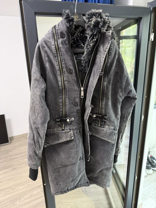 Geaca groasa cu blana