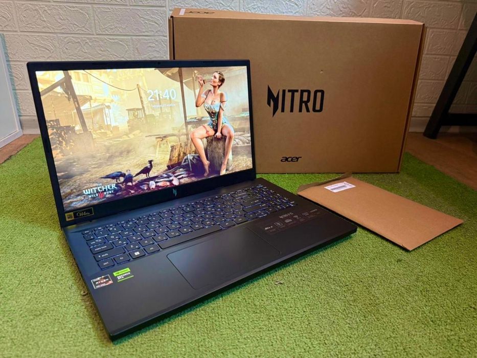 Новый Игровой Acer Nitro 5 Ryzen 5-7535HS/RTX/16GB/SSD512Gb/144Hz