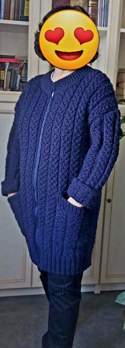 Кардиган связано спицами