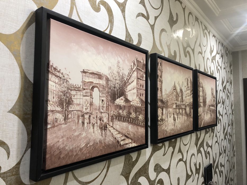 Картины трио "Париж'