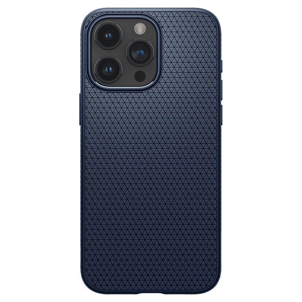 Кейс spigen liquid air за iphone 15 pro navy blue