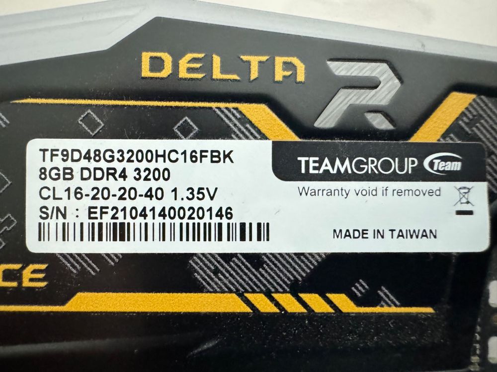 Оперативная память DDR4 16Gb(8x2) 3200 MHz