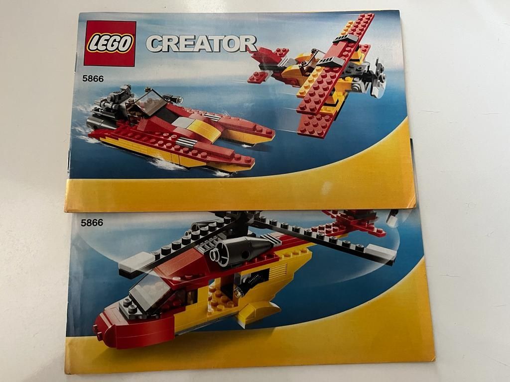 LEGO CREATOR 5866 3 в 1 катер,вертолет,самолет
