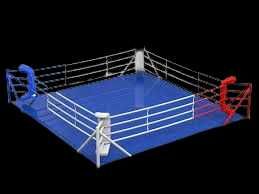 Ринг боксерский с помостом 7,65 х 7,65м  1м (боевая зона 6м х 6м)