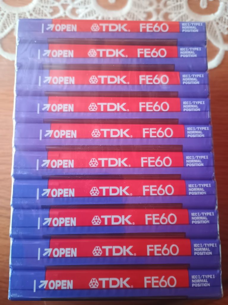 10 casette TDK FED60