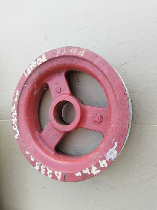 Fulie cu 2 curele de 22 mm diametrul 24 cm.