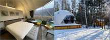 Cort glamping tip dom, 20 mp, izolatie, termopan, panoramic, premium