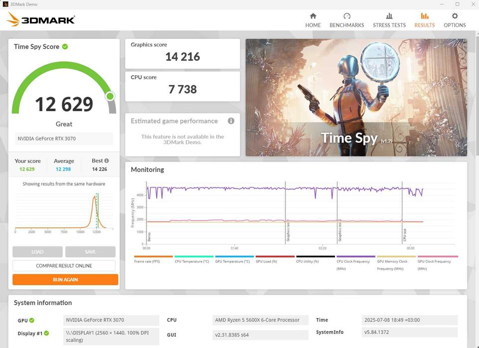 PC GAMING | Ryzen 5 5600X | RTX 3070 Gaming Z Trio |32GB DDR4 |SSD 1TB