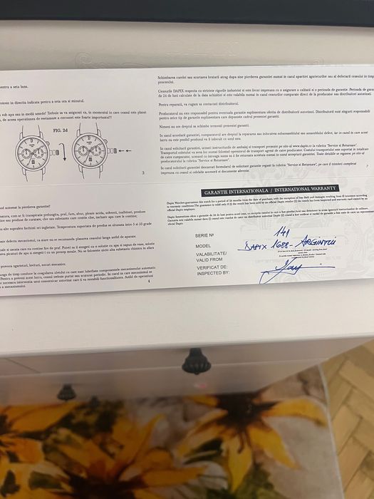 Ceas Dapix 1688 Constantin Brancoveanu