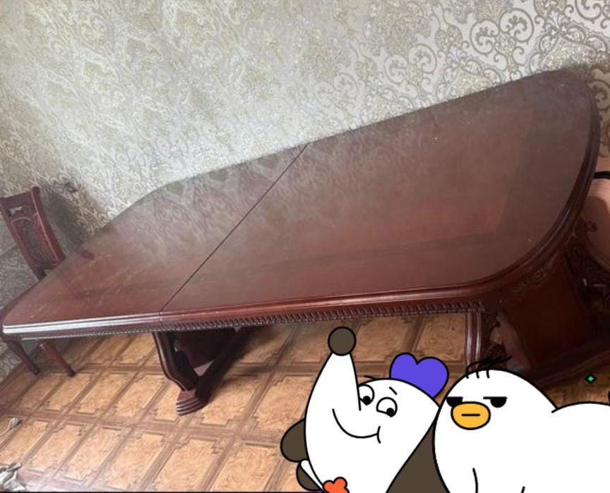 Мебель гостевой стол и стулья 12 шт