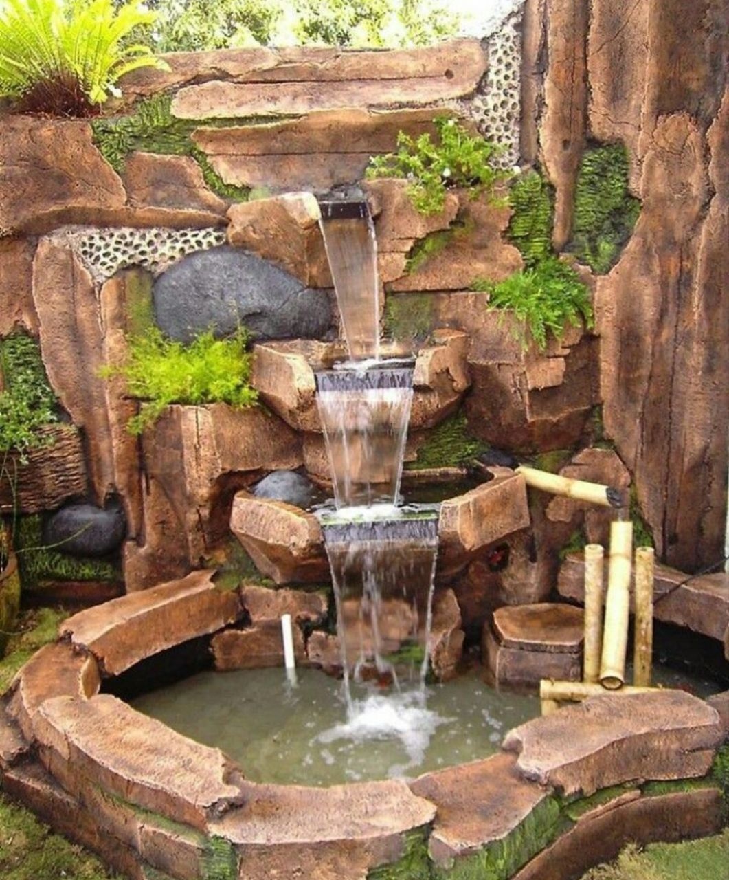 Водопад искусственный камень. Vodopad Tashkent. Искусственный камень