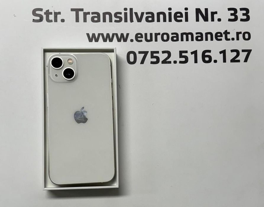 Telefon Apple iPhone 13, 256GB, 5G, Starlight -T-