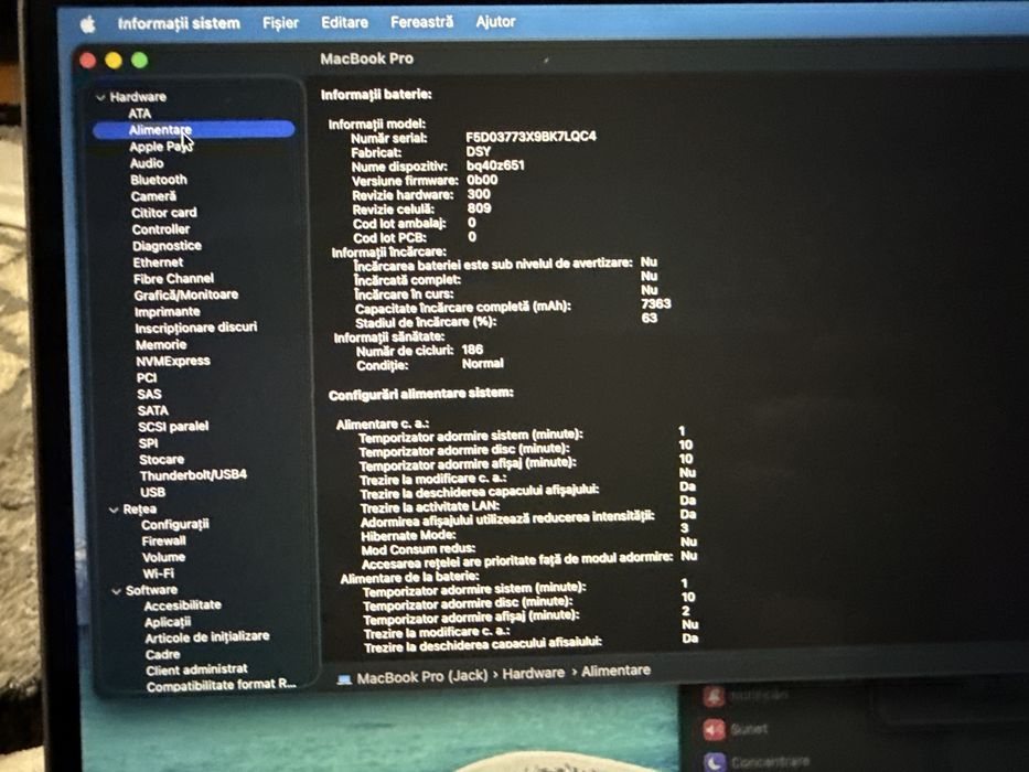 Laptop Apple Macbook Pro 16’ i7 16gb 2019