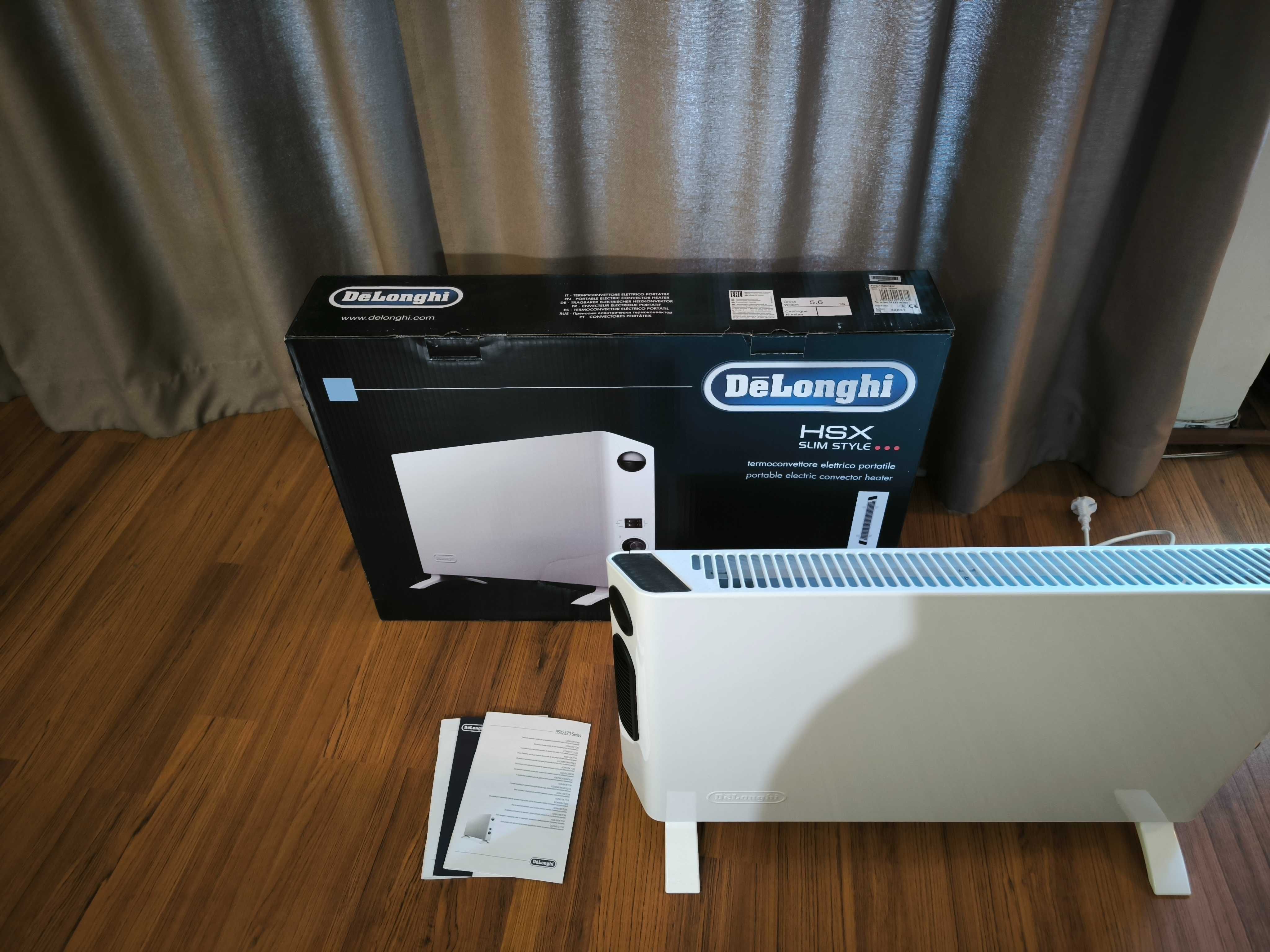 Електрически конвектор De’Longhi HSX2320F, 2000 W, Преносим.