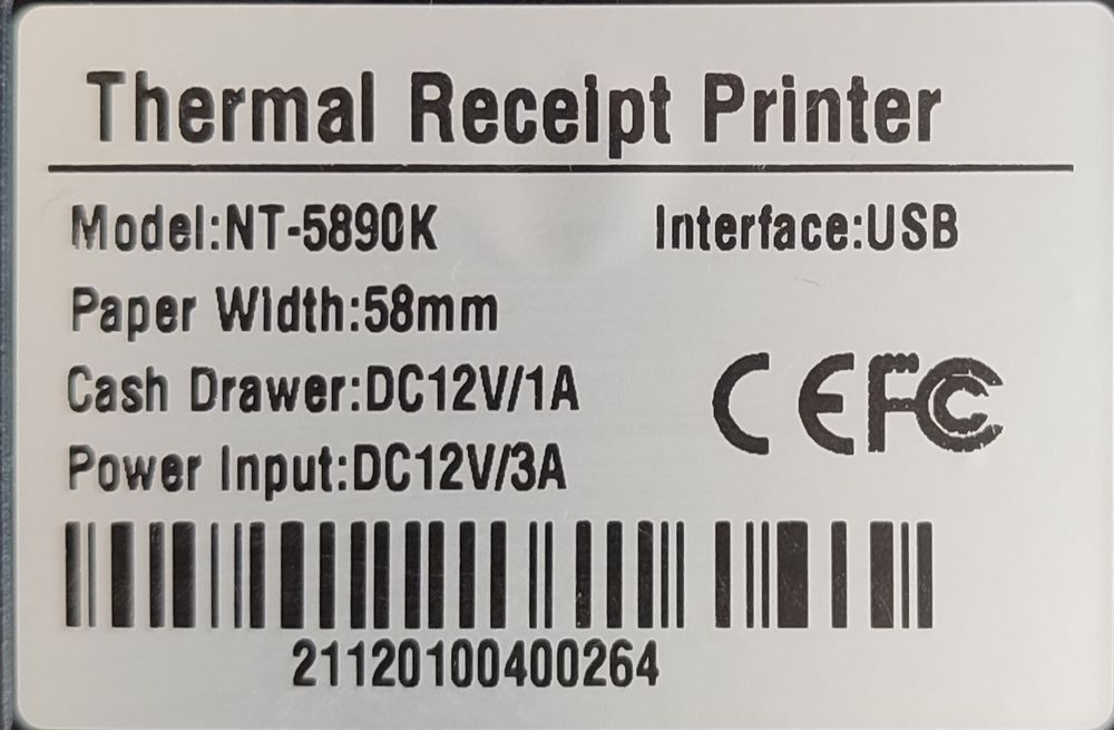 Xprinter chek chiqarish aparati