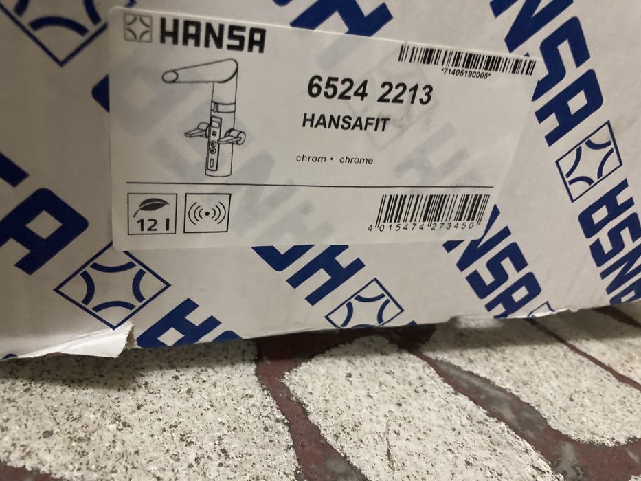 Hansa Fit-Baterie electronică bucătărie monocomandă crom 65242213