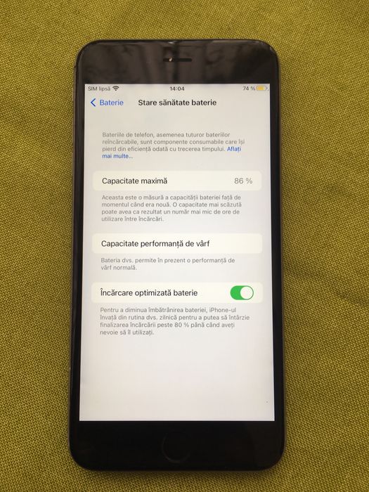 Iphone 6s plus 32gb . Iphone 6s Plus 83% baterie