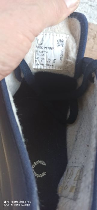 Fred Perry естествена кожа