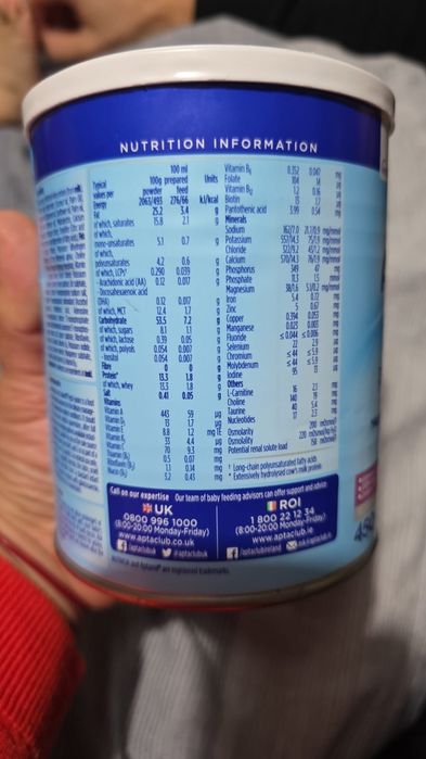 OFERTĂ 6 x Aptamil pepti Junior 400gr, UK