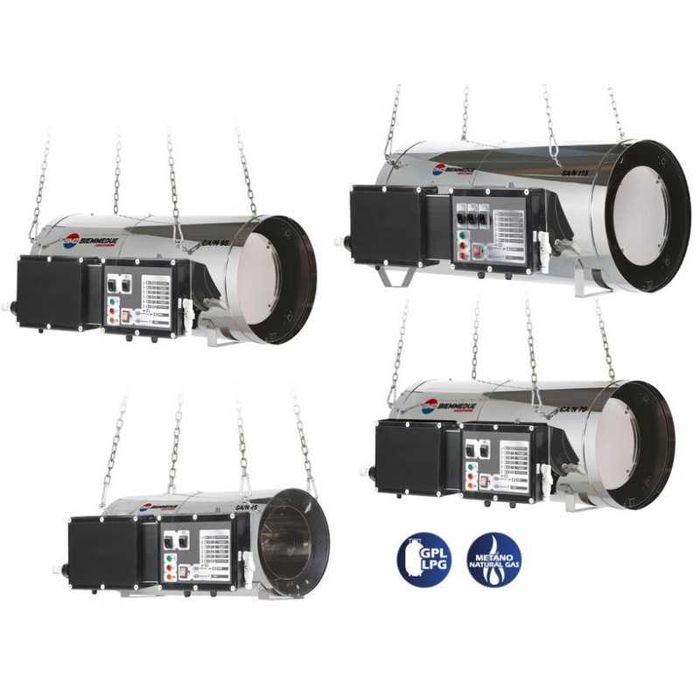 Tun de caldura pe gaz natural GA/N70 BIEMMEDUE debit de aer 4700 mcb/h