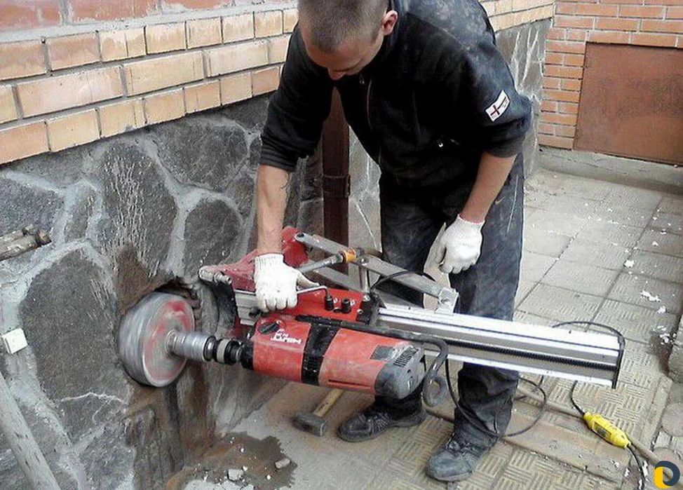 Идеальные отверстия без трещин — алмазное бурение