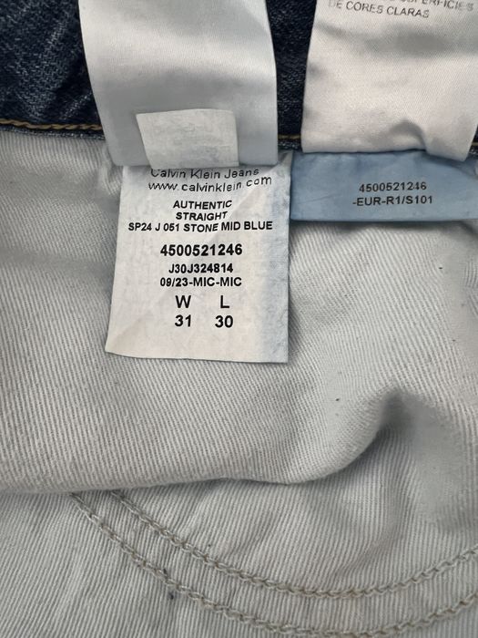 Blugi model Dad jeans Calvin Klein