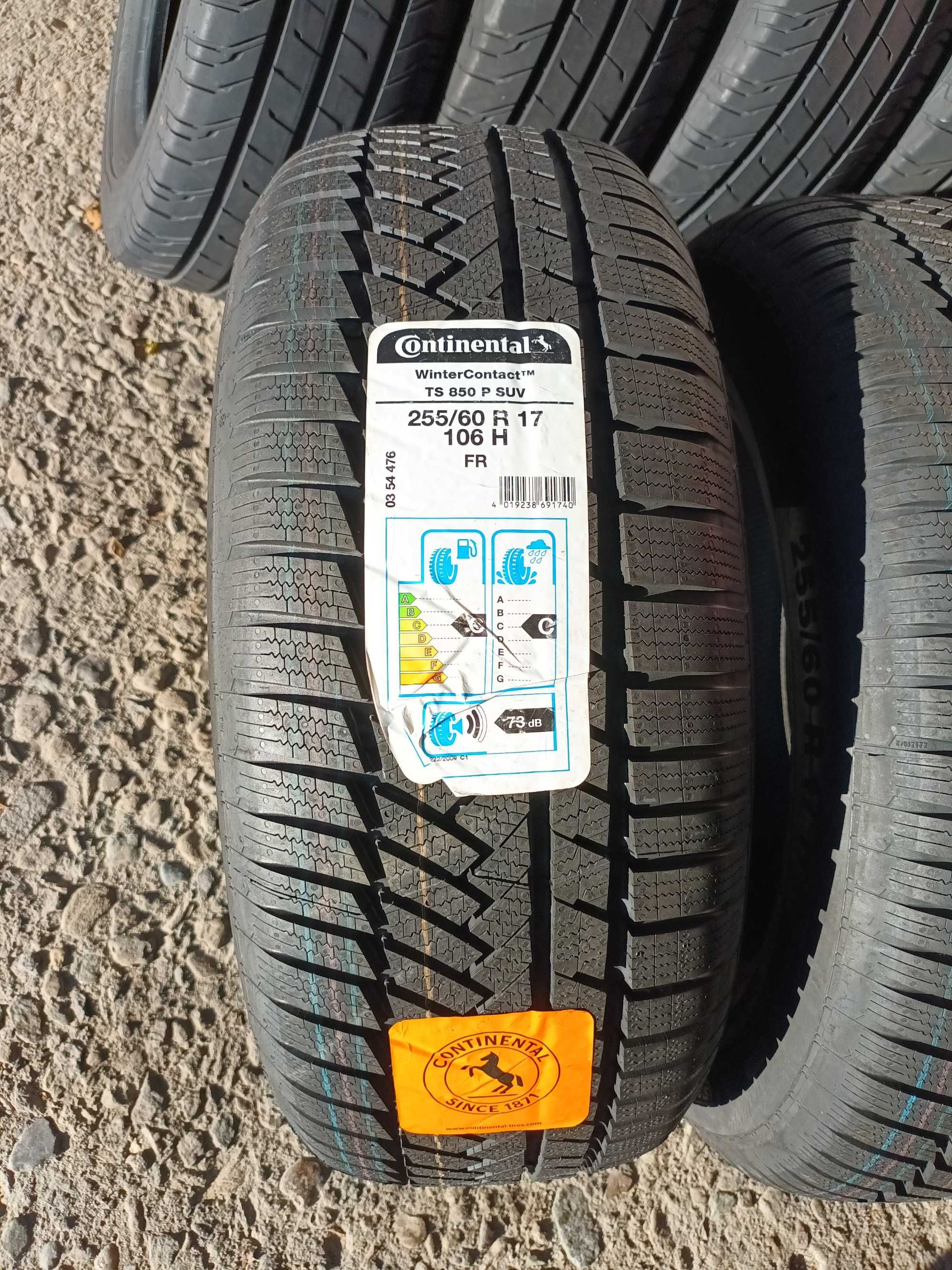 2 Нови зимни гуми 255/60 R17 Continental Winter TS850P SUV 106H M+S