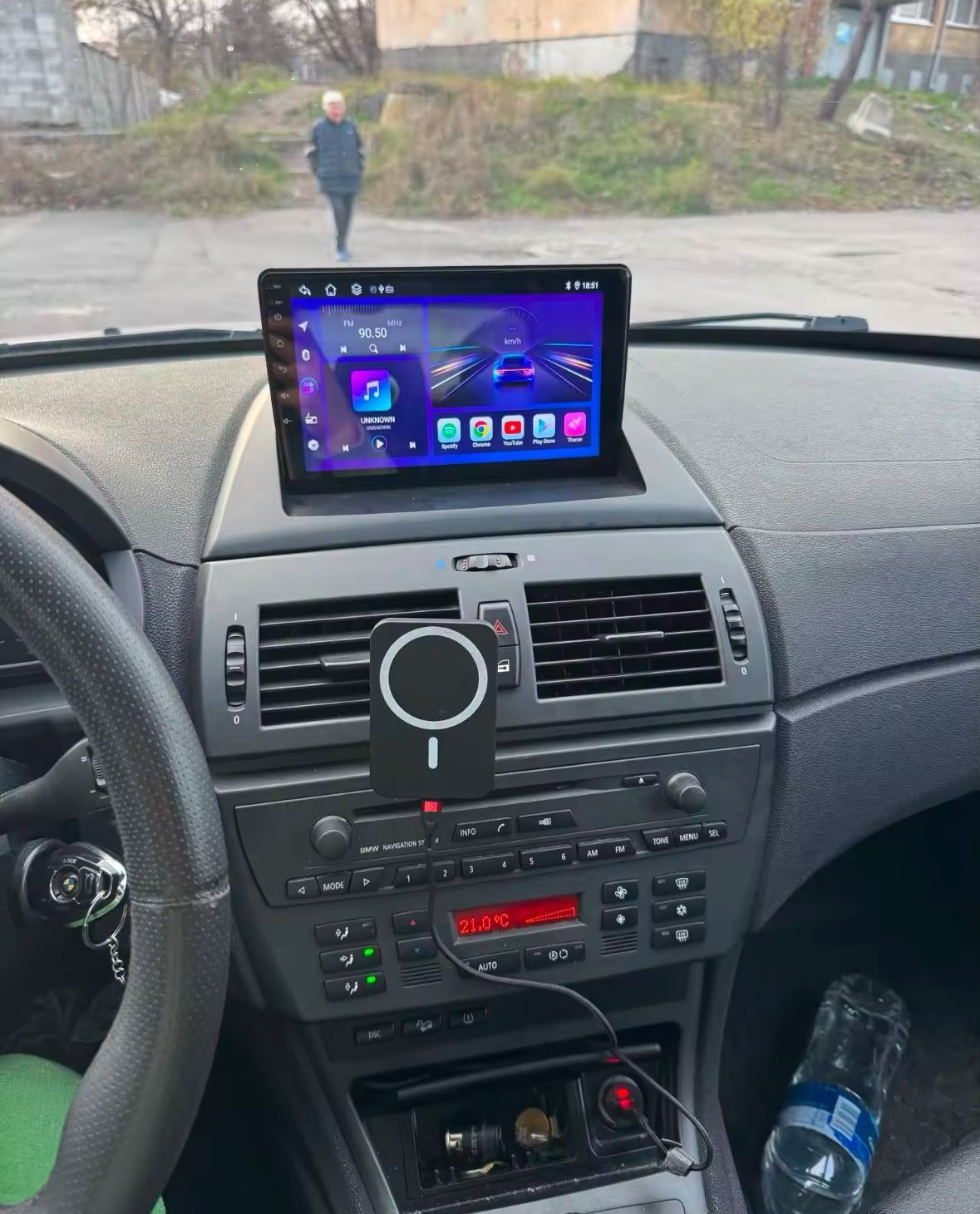 Navigatie Android BMW X3 E83 2003-2012 WiFi Bluetooth CARPLAY 1-8GB