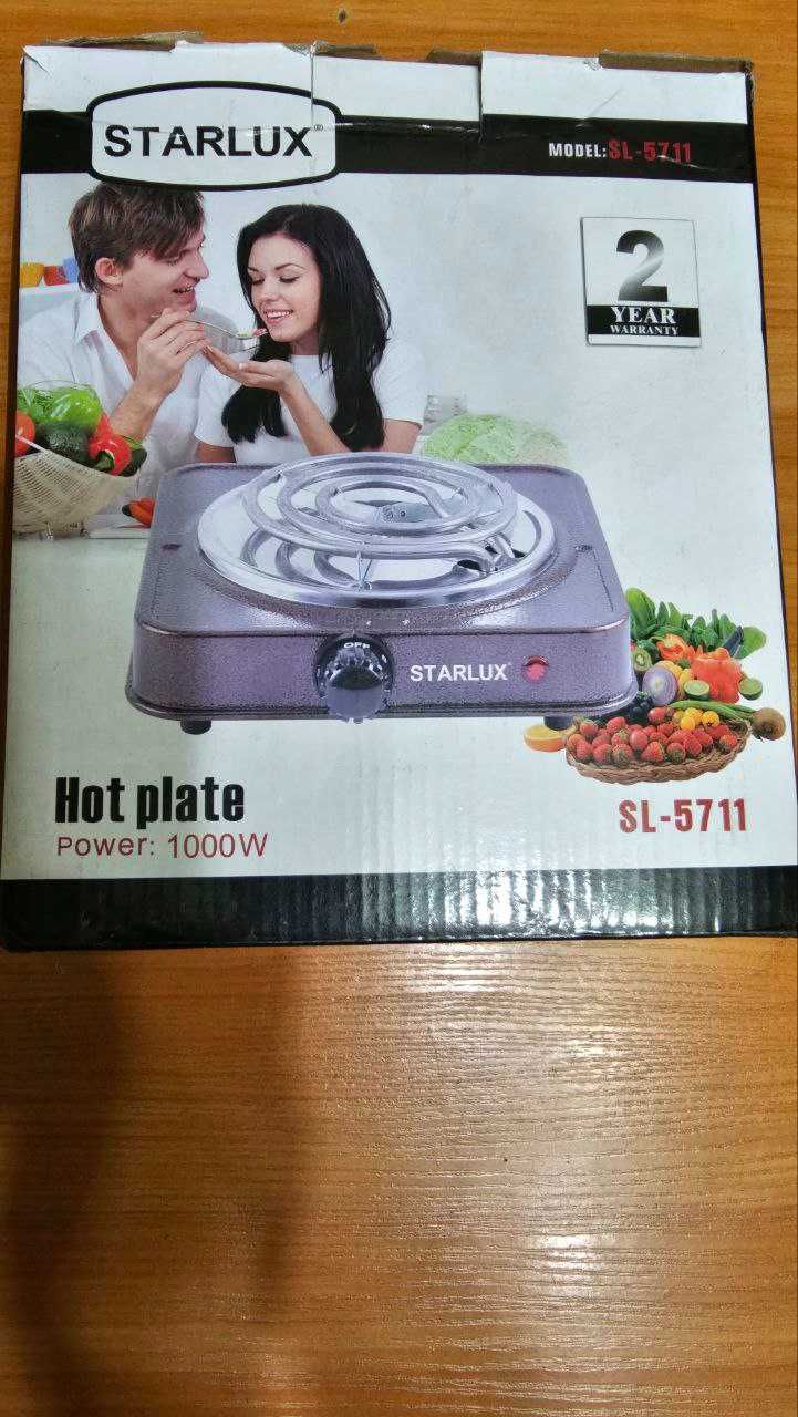 Плитка электрическая 1 конфорка Новая STARLUX Hot Plate