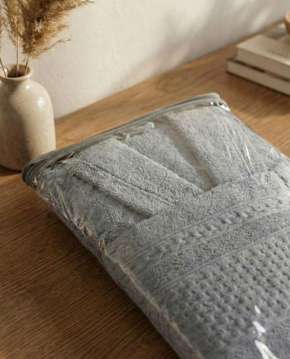 Халат с качулка и кърпа 50/90