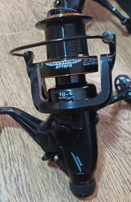 SET 3 Mulinete AVIATOR DP70 10+1 Rulmenti cu BaitRunner